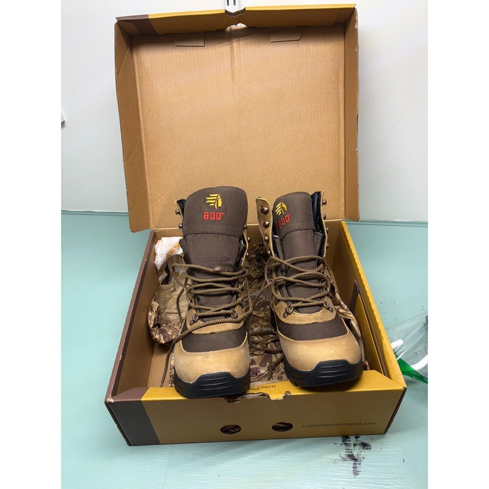 Lacrosse 8" Clear shot 800G boots Insulated Women's Size 9.5 - NEW - Waterproof